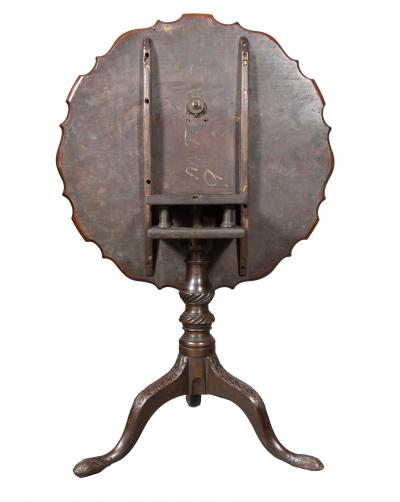 George III Mahogany Tilt Top Tea Table