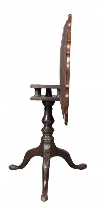 George III Mahogany Tilt Top Tea Table