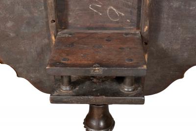 George III Mahogany Tilt Top Tea Table