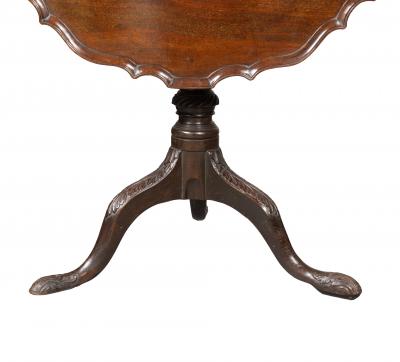 George III Mahogany Tilt Top Tea Table
