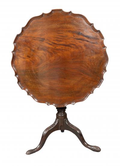 George III Mahogany Tilt Top Tea Table