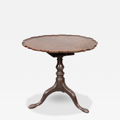 George III Mahogany Tilt Top Tea Table