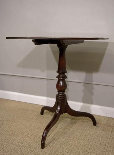 George III Mahogany Tripod Table