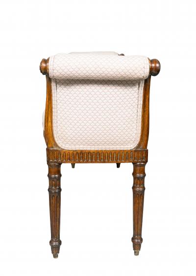 George III Mahogany Window Seat