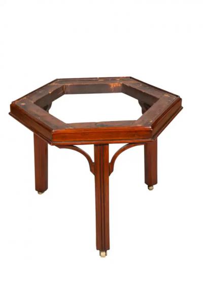 George III Mahogany and Brass Bound Cellarette