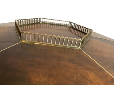 George III Mahogany and Brass Inlaid Cellarette