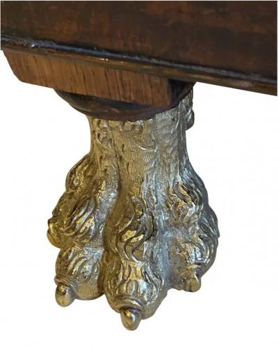 George III Mahogany and Satinwood Book Cabinet