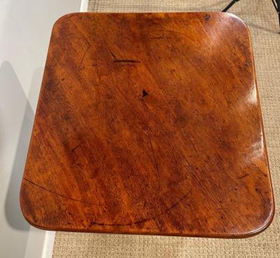 George III Mahogany tilt top Tripod Table