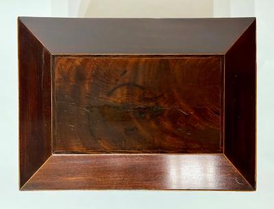 George III Mansion Form Bottle Caddy or Tabletop Cellarette circa 1780