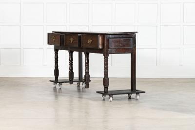 George III Oak Dresser Base