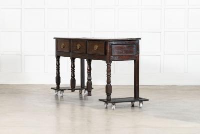 George III Oak Dresser Base