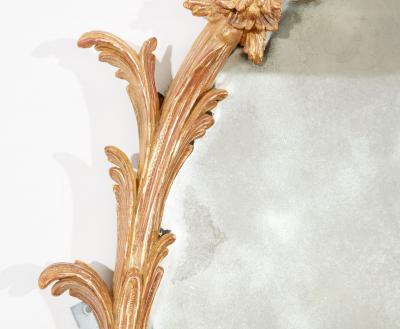 George III Oval Giltwood Mirror