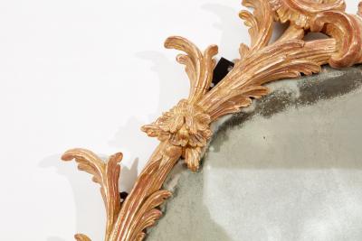 George III Oval Giltwood Mirror