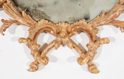 George III Oval Giltwood Mirror