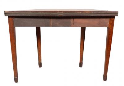 George III Painted Satinwood Games Table