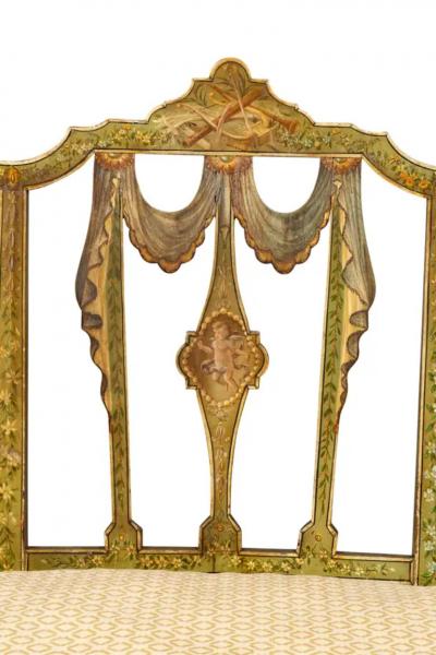 George III Painted Settee