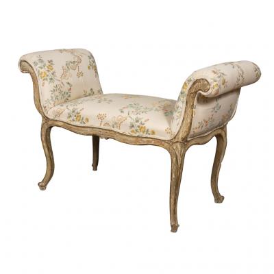 George III Painted Window Bench