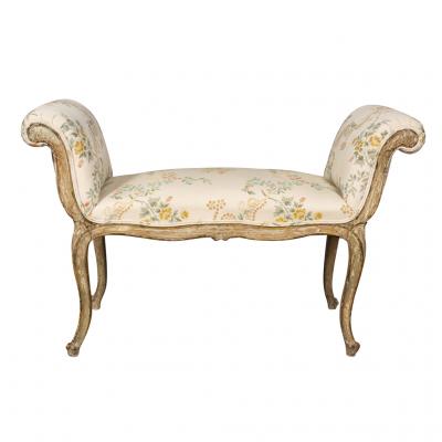 George III Painted Window Bench