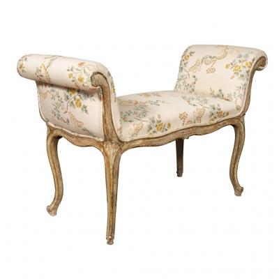 George III Painted Window Bench