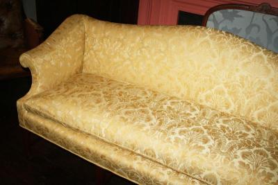 George III Period Camel Back Sofa