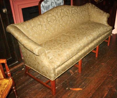 George III Period Camel Back Sofa