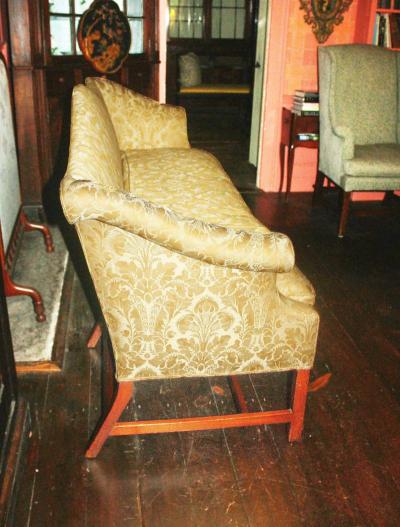 George III Period Camel Back Sofa