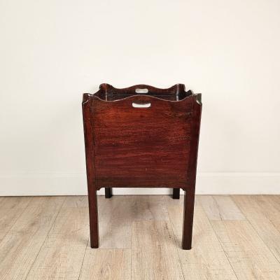 George III Period Ebony Inlaid Mahogany Commode England circa 1790