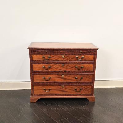 George III Period Mahogany Chest of Drawers England circa 1790