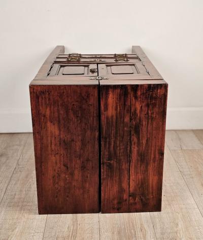 George III Period Mahogany Mens Dressing Cabinet Now a Bar England circa 1790