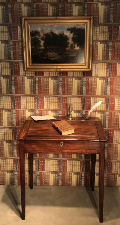 George III Period Mahogany Tally Desk