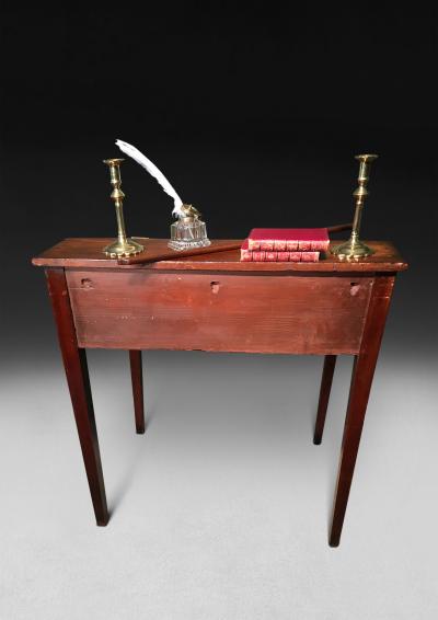 George III Period Mahogany Tally Desk