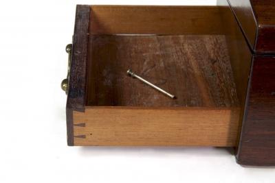 George III Period Mahogany Traveling Writing Slope England c 1790