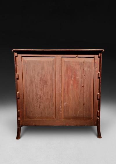 George III Period Mahogany Two Door Cabinet