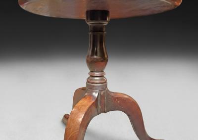 George III Period Mahogany three tier Dumb Waiter