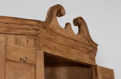 George III Pine Corner Cupboard