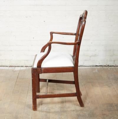 George III Provincial Mahogany Armchair