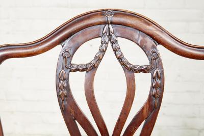 George III Provincial Mahogany Armchair