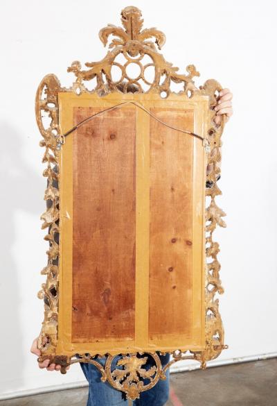 George III Rococo Giltwood Mirror
