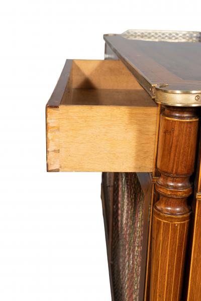 George III Rosewood And Brass Mounted Credenza