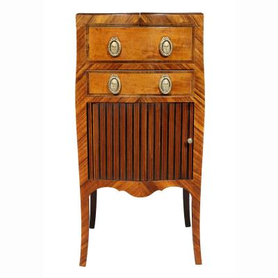 George III Rosewood and Satinwood Beau Brummel