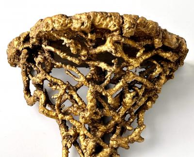 George III Rustic Giltwood Wall Brackets circa 1800