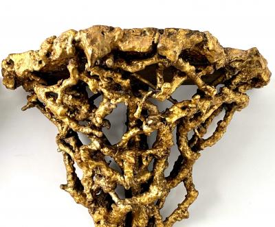 George III Rustic Giltwood Wall Brackets circa 1800