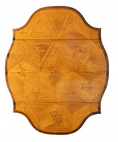 George III Satinwood And Marquetry Pembroke Table