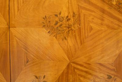 George III Satinwood And Marquetry Pembroke Table