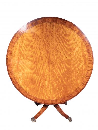 George III Satinwood And Rosewood Banded Breakfast Table