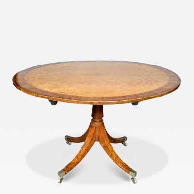 George III Satinwood And Rosewood Banded Breakfast Table