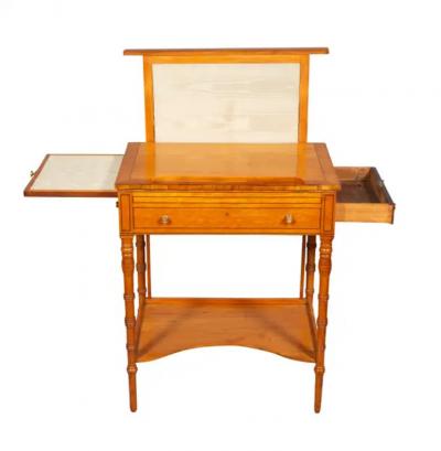 George III Satinwood And Tulipwood Work Table
