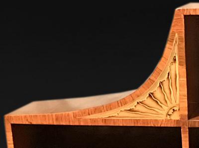 George III Satinwood Bonheur du Jour