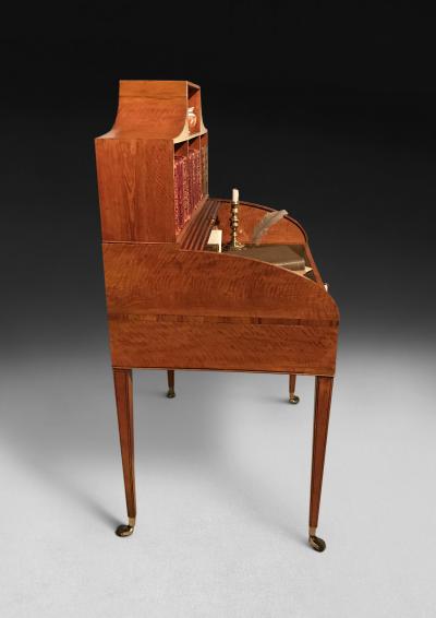 George III Satinwood Bonheur du Jour