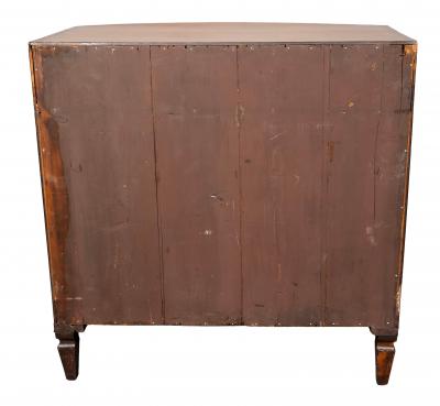 George III Satinwood Bowfront Chest Of Drawers